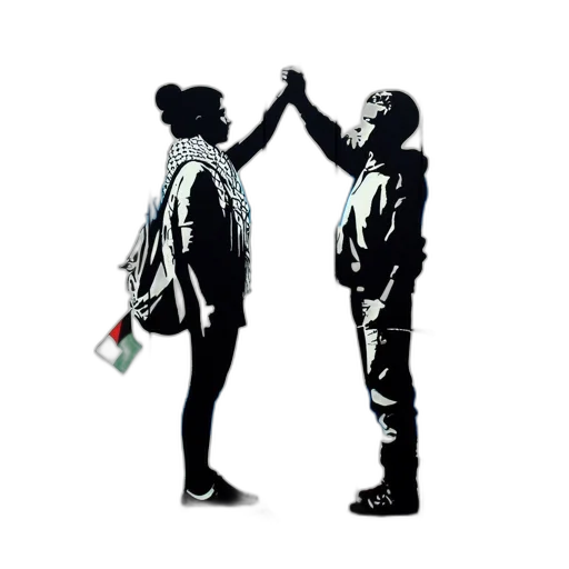 jacket, concept art, mural, features transparent PNG cut-out