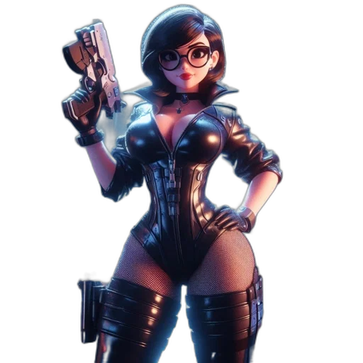 weapon, dress, jacket, concept art transparent PNG cut-out