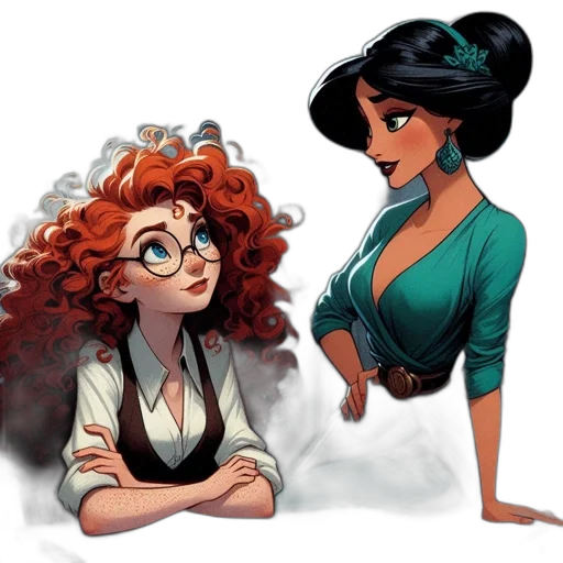 concept art, comic book art, cartoon, fantasy art transparent PNG cut-out