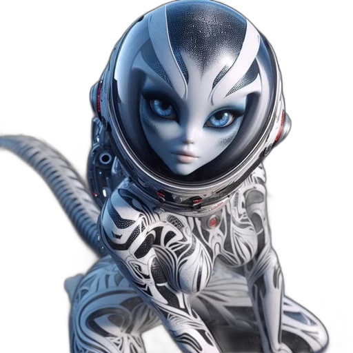 robot, creature, concept art, fantasy art transparent PNG cut-out