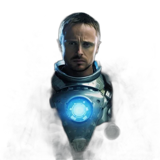 robot, face, mask, staff transparent PNG cut-out