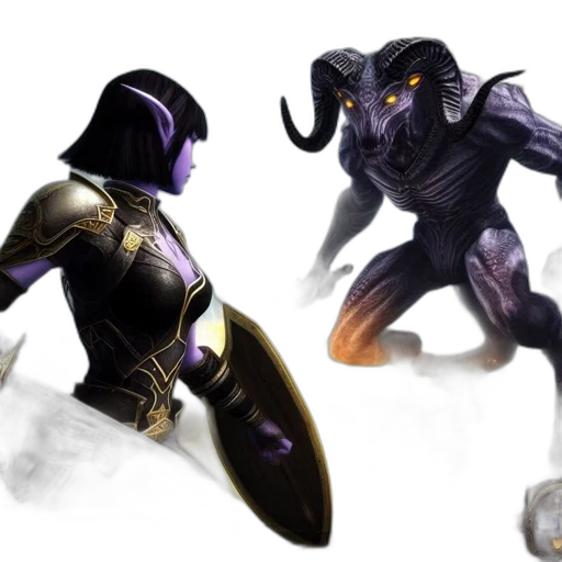 concept art, fantasy art, comic book art, 3d render transparent PNG cut-out