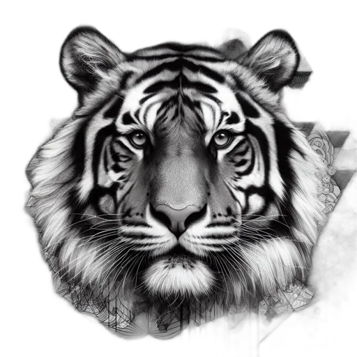 animal, creature, face, pencil sketch transparent PNG cut-out