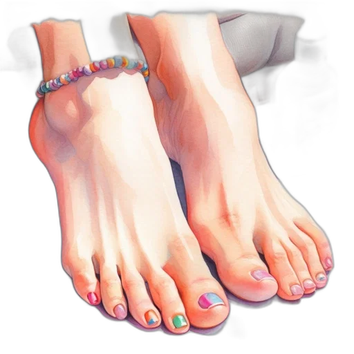 jewelry, shoes, staff, watercolor transparent PNG cut-out