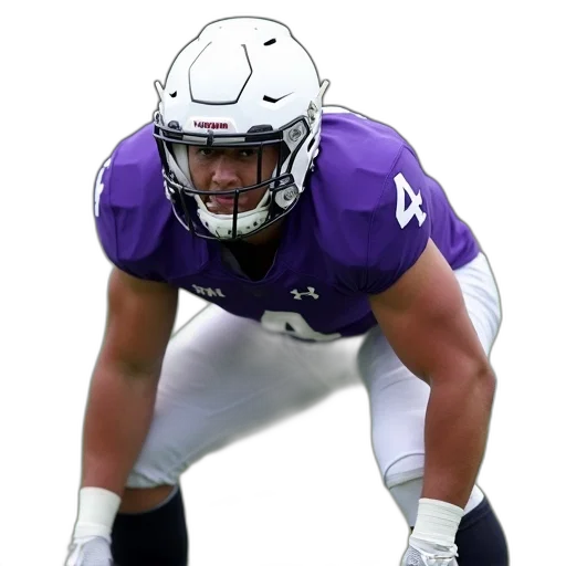 football, player, purple, white transparent PNG cut-out