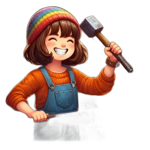 staff, hat, weapon, face transparent PNG cut-out