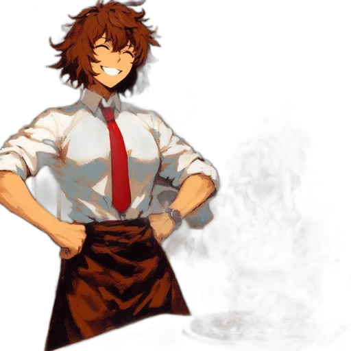 staff, jacket, dress, concept art transparent PNG cut-out