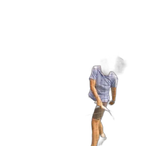 dress, staff, umbrella, mask transparent PNG cut-out