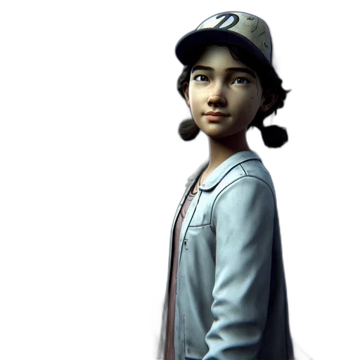 hat, staff, jacket, face transparent PNG cut-out