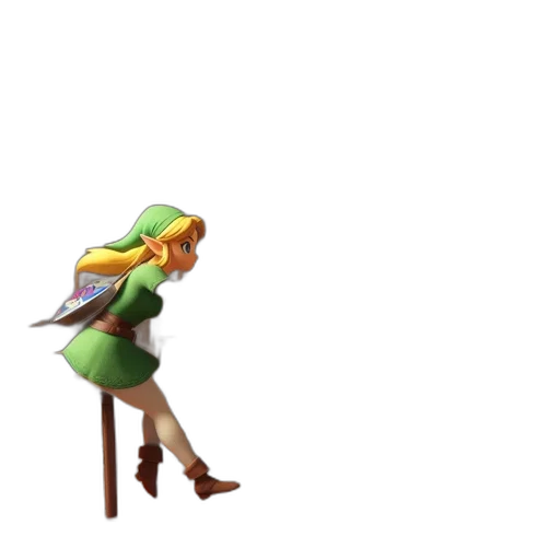 staff, hat, weapon, dress transparent PNG cut-out