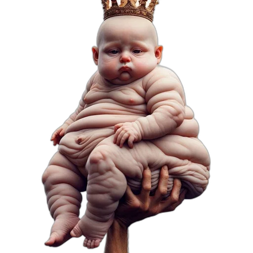 crown, creature, animal, face transparent PNG cut-out