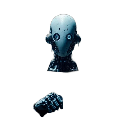 robot, mask, creature, face transparent PNG cut-out