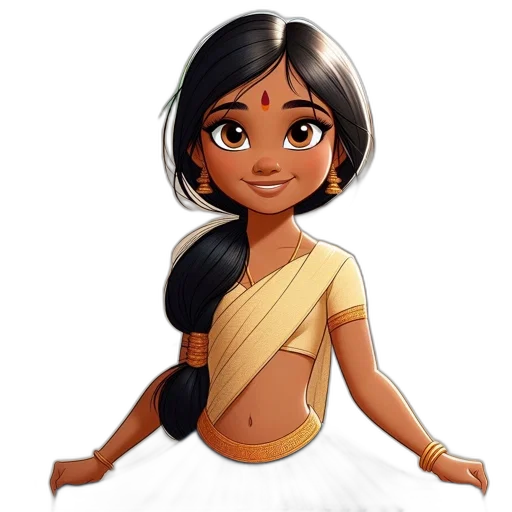 dress, cartoon, concept art, fantasy art transparent PNG cut-out