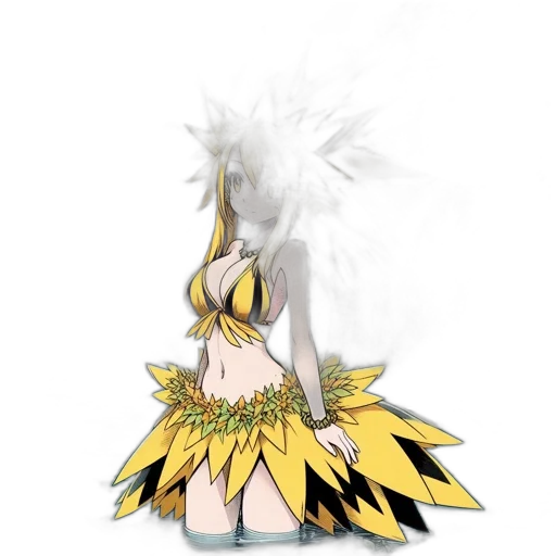 crown, dress, staff, hair transparent PNG cut-out