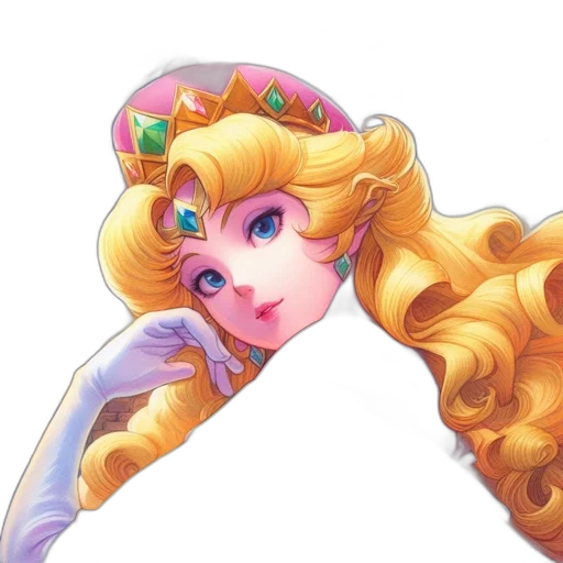 crown, face, staff, jewelry transparent PNG cut-out