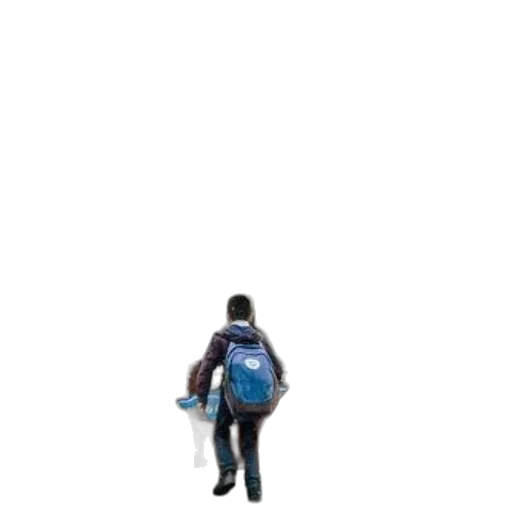 jacket, umbrella, robot, staff transparent PNG cut-out