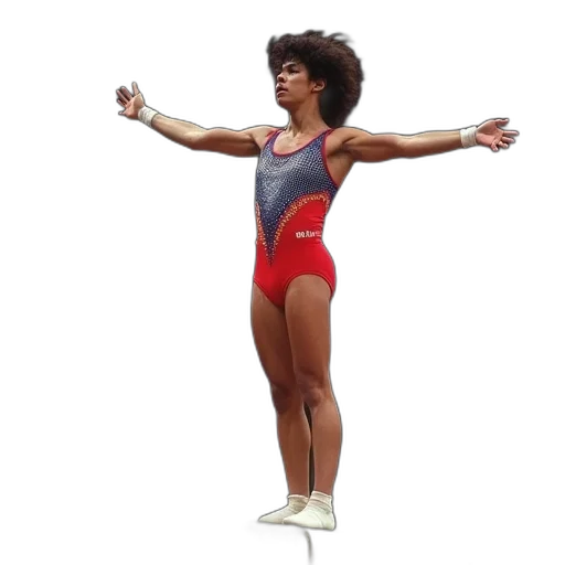 american, gymnast, person, performing transparent PNG cut-out
