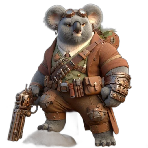 staff, animal, weapon, jacket transparent PNG cut-out