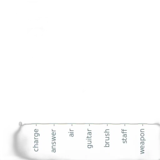 weapon, staff, sword, hair transparent PNG cut-out