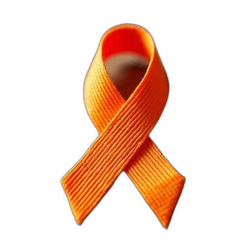 weapon, charm, orange, ribbon transparent PNG cut-out