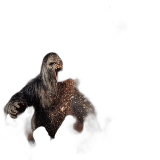 creature, animal, hair, mask transparent PNG cut-out