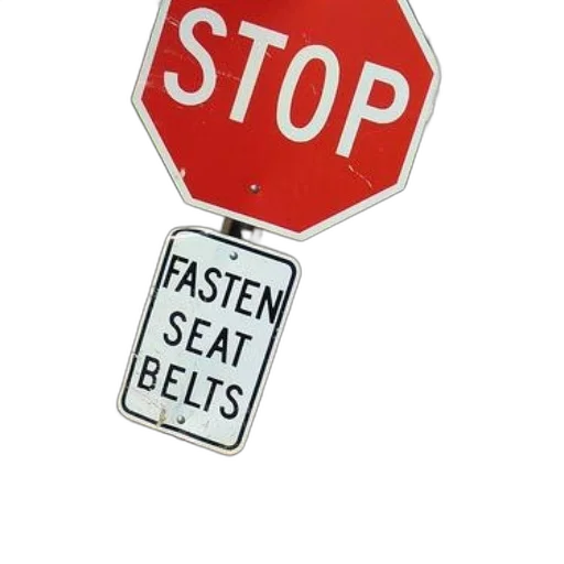 stop, sign, additional, message transparent PNG cut-out