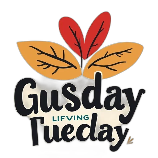 giving, tuesday, logo transparent PNG cut-out