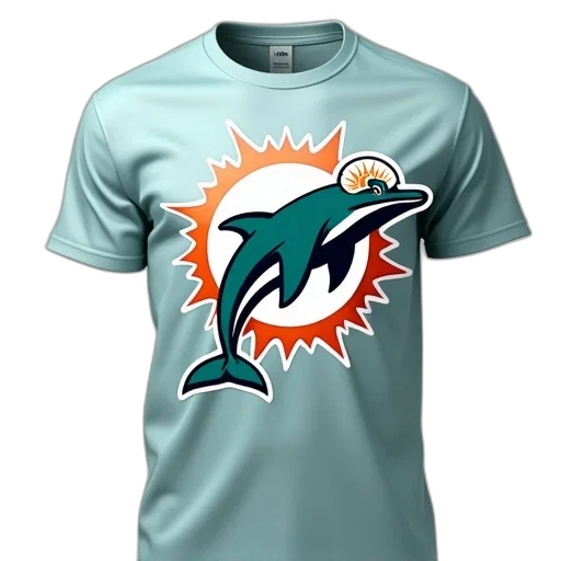 shirt, dolphins, logo transparent PNG cut-out