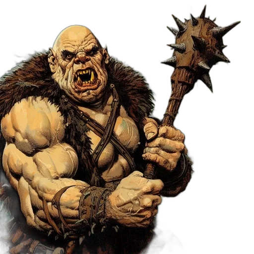 concept art, comic book art, fantasy art, imposing transparent PNG cut-out