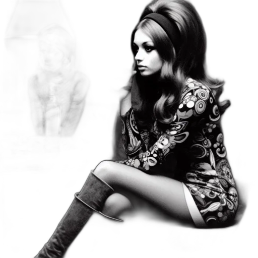 dress, photorealistic, concept art, cartoon transparent PNG cut-out