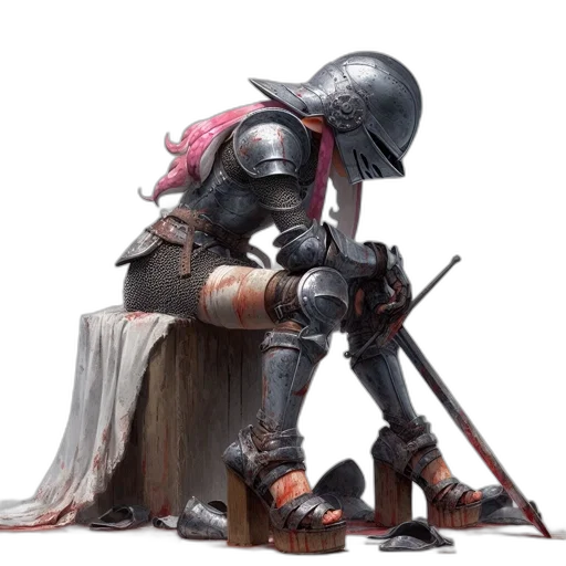 sword, robot, weapon, staff transparent PNG cut-out