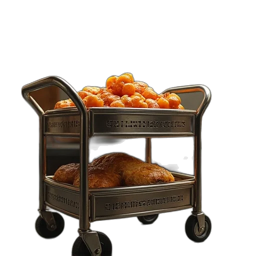 food, furniture, robot, 3d render transparent PNG cut-out