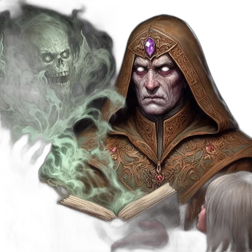 face, concept art, fantasy art, elderly transparent PNG cut-out
