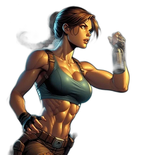 weapon, comic book art, concept art, cyberpunk transparent PNG cut-out