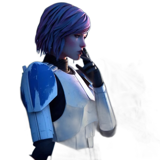 robot, staff, jacket, face transparent PNG cut-out