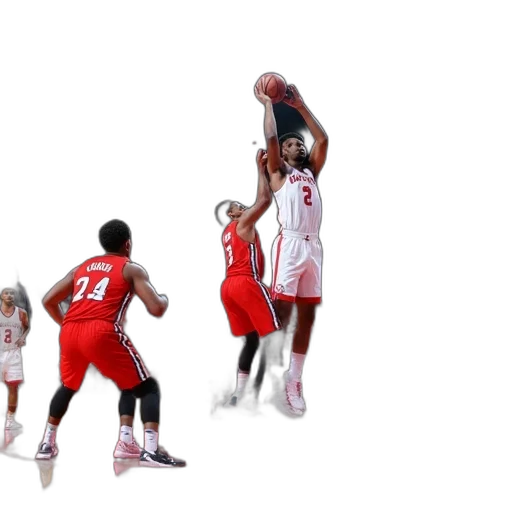 3d render, concept art, basketball, game transparent PNG cut-out