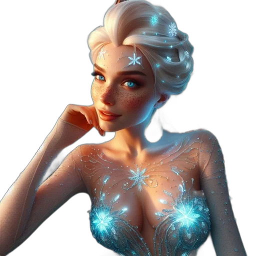 dress, jewelry, fantasy art, concept art transparent PNG cut-out