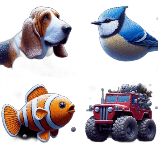 animal, concept art, photorealistic, 3d render transparent PNG cut-out