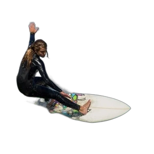 hair, 3d render, concept art, surfer transparent PNG cut-out