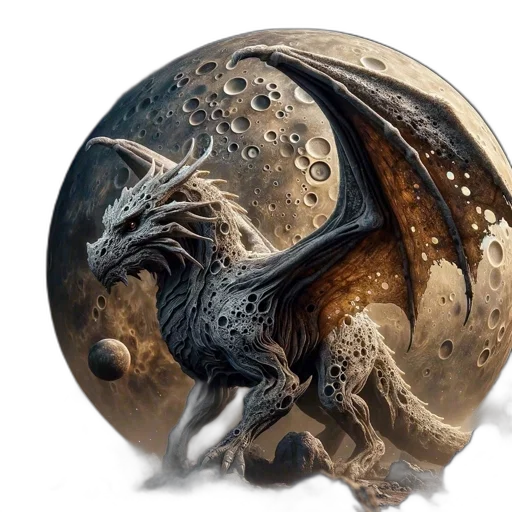 dragon, jewelry, crown, fantasy art transparent PNG cut-out