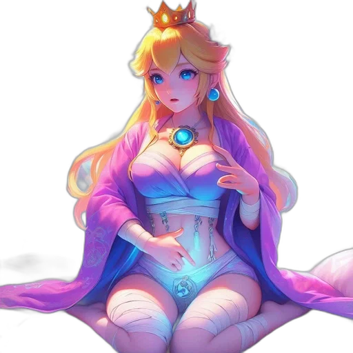 crown, dress, pixel art, concept art transparent PNG cut-out