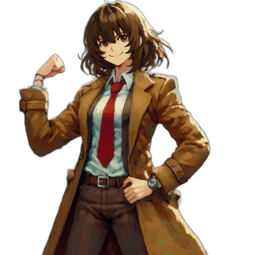 jacket, staff, weapon, umbrella transparent PNG cut-out