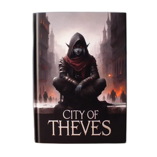 concept art, fantasy art, hooded, figure transparent PNG cut-out
