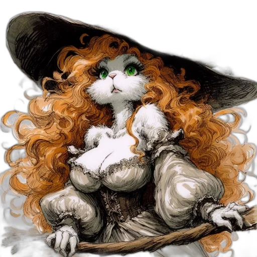 hat, fantasy art, concept art, photorealistic transparent PNG cut-out