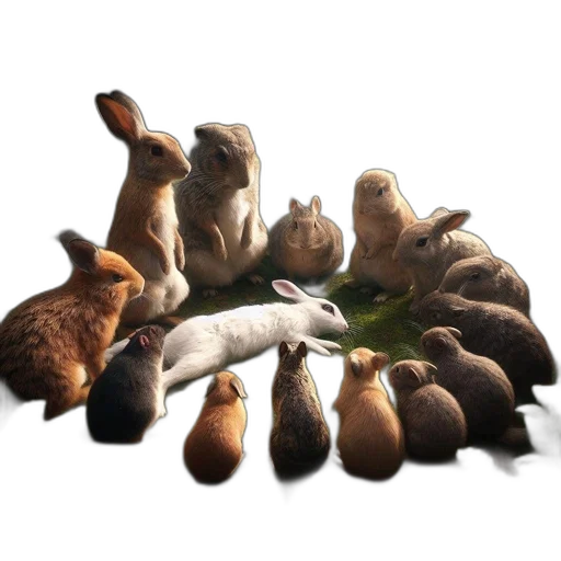 animal, food, creature, concept art transparent PNG cut-out