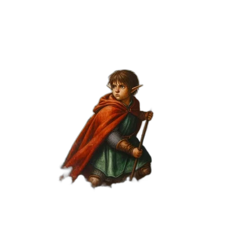 staff, dress, creature, pixel art transparent PNG cut-out