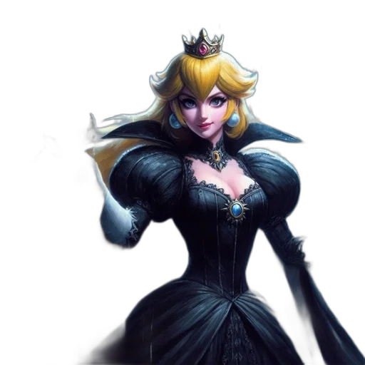 crown, dress, concept art, fantasy art transparent PNG cut-out