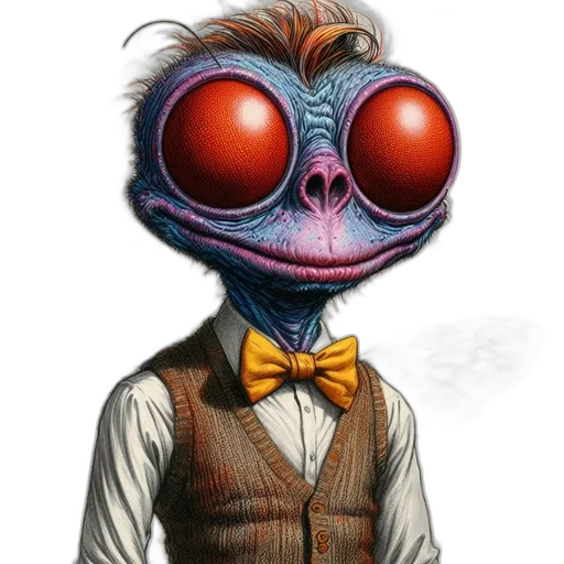 mask, staff, creature, face transparent PNG cut-out