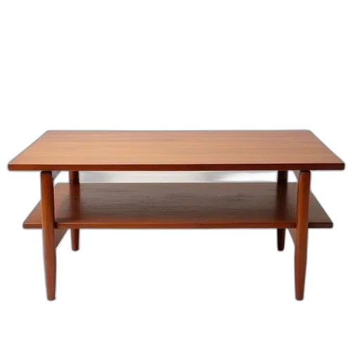 furniture, 3d render, mid, century transparent PNG cut-out