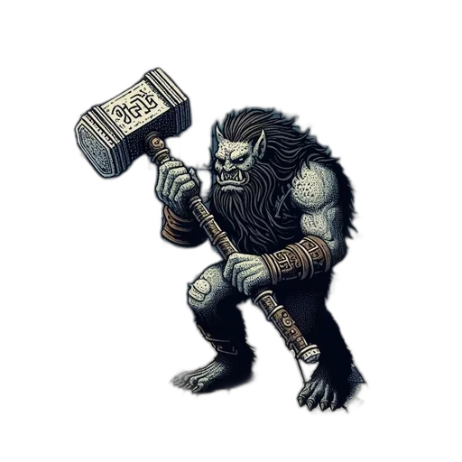 creature, weapon, animal, staff transparent PNG cut-out
